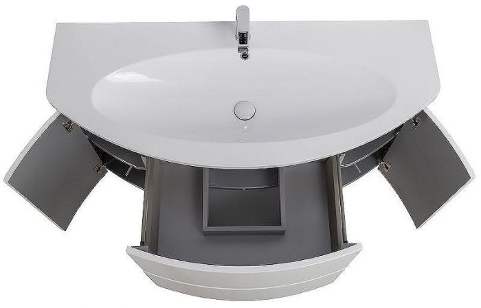 Тумба под раковину Cezares Eden 120 54861 подвесная Bianco Lucido
