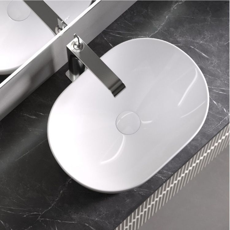 Тумба подвесная SANCOS Snob R, Beige Soft 995х445х500, под столешницу с отверстием под смеситель, цвет Black Sky, SNR100CE