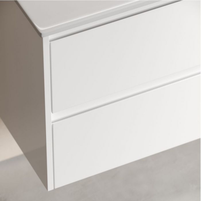 Тумба подвесная SANCOS под раковину Libra, белый глянец 790х450х500 мм, LB80W