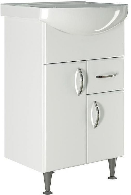 Тумба под раковину Mixline Комфорт 52 525505 Белая