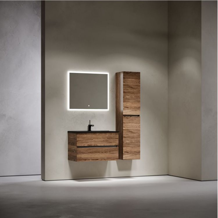 Тумба подвесная SANCOS под раковину Urban, дуб чарльстон 790х450х550, UR80ECH