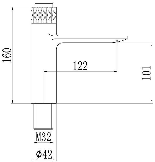Смеситель для раковины Savol S-601810H цвет Черный Смеситель для раковины Savol S-601810H цвет Черный