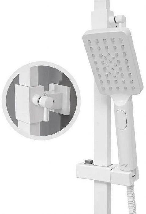 Душевая система Hansberge Cubito H5077WW Белая