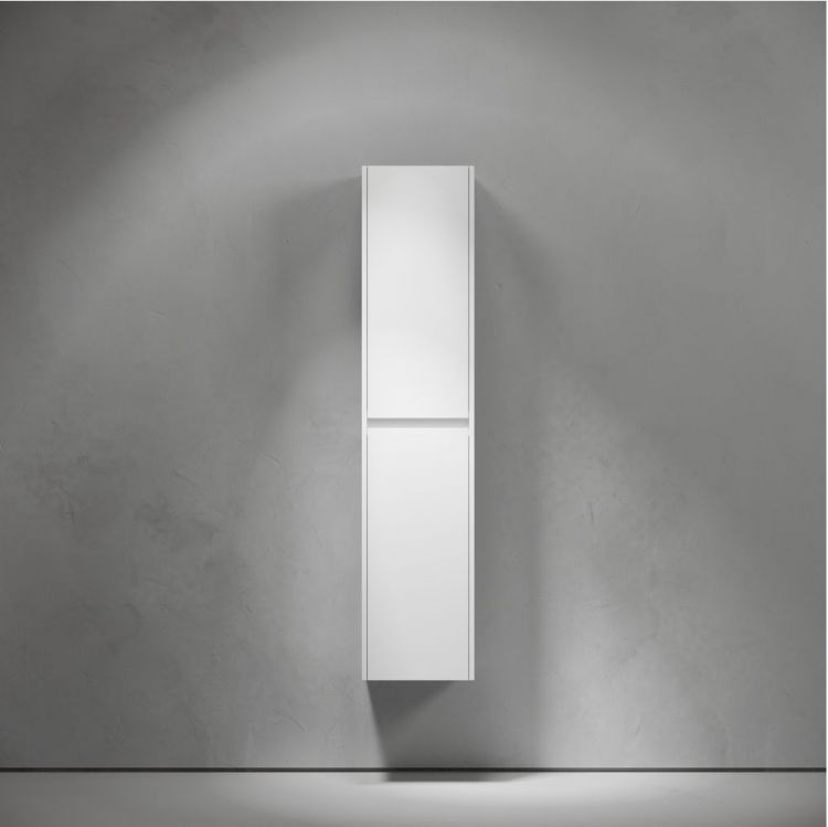 Шкаф-пенал SANCOS подвесной Libra, белый глянец 350х300х1600 мм, PLB35W