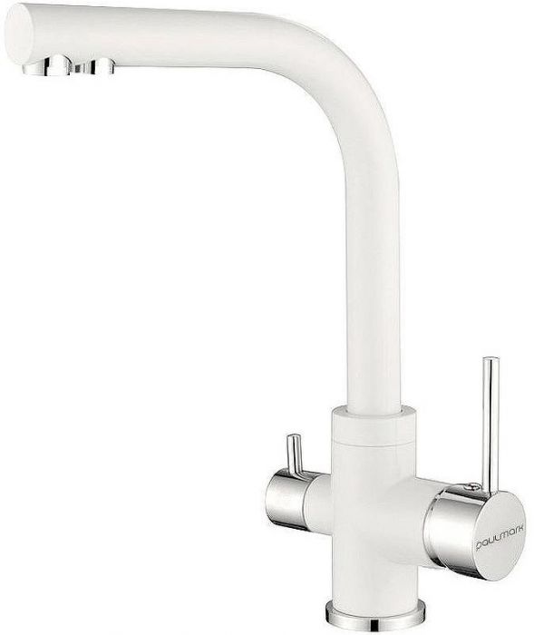 Смеситель для кухни Paulmark Essen Es213011-431 Белый матовый
