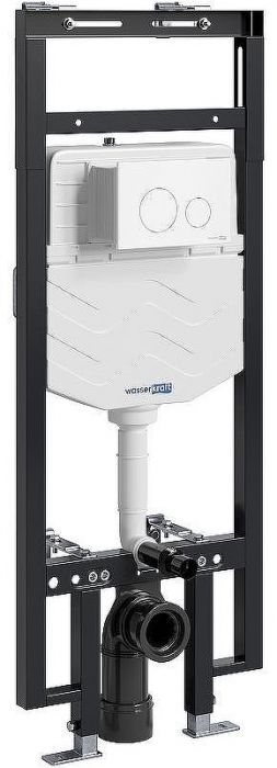 Инсталляция WasserKRAFT Dinkel 58TLT.010.ME.WM02 для унитаза с Белой матовой клавишей смыва