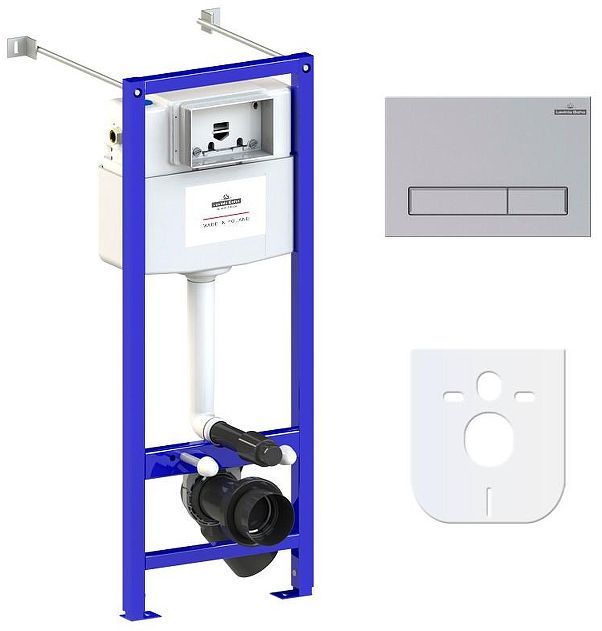 Инсталляция Lavinia Boho RelFix 77020015 для унитаза с клавишей смыва цвет Хром матовый