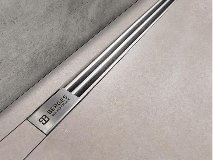 Душевой лоток Berges Super Slim 1200 090184 с решеткой Хром матовый