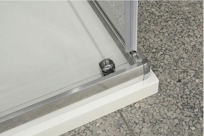 Душевой уголок BelBagno UNO-195-A-2-90-C-Cr 90x90 профиль Хром стекло прозрачное