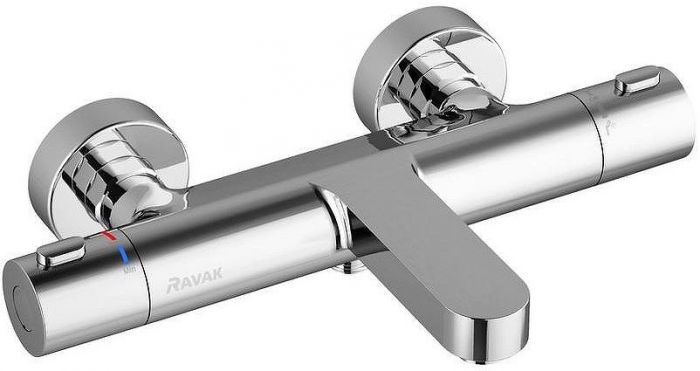 Смеситель для ванны Ravak Termo 300 TE 023.00/150 X070097 с термостатом Хром