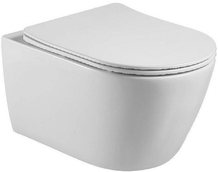 Унитаз Hansmann keramik Round УНИ0002 подвесной Белый с сиденьем Микролифт