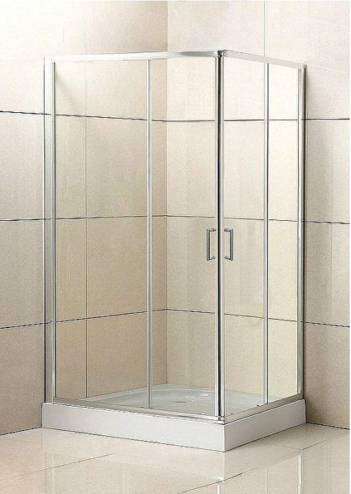 Душевой уголок BelBagno Uno 90х70 UNO-195-AH-2-90/70-C-Cr профиль Хром стекло прозрачное