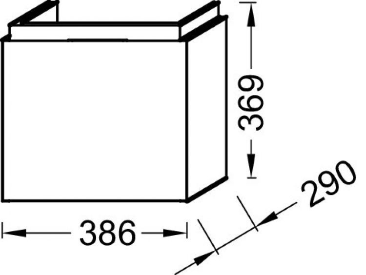 Тумба для комплекта 40 см Jacob Delafon Rythmik EB1036-S32, светло-коричневый сатин Тумба для комплекта 40 см Jacob Delafon Rythmik EB1036-S32, светло-коричневый сатин