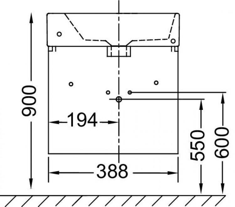Тумба для комплекта 40 см Jacob Delafon Rythmik EB1036-S32, светло-коричневый сатин Тумба для комплекта 40 см Jacob Delafon Rythmik EB1036-S32, светло-коричневый сатин