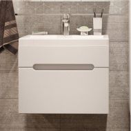 Тумба с раковиной DIWO Коломна 60 подвесная цвет Белый