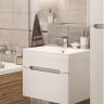 Тумба с раковиной DIWO Коломна 60 подвесная цвет Белый