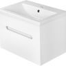 Тумба с раковиной DIWO Коломна 60 подвесная цвет Белый