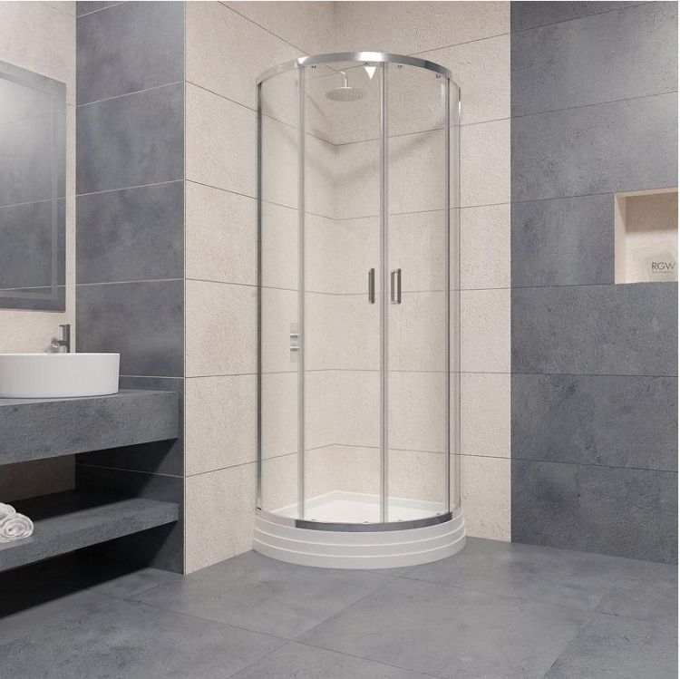 Душевой уголок RGW Passage PA-55 80х80 06085588-11 профиль Хром стекло прозрачное
