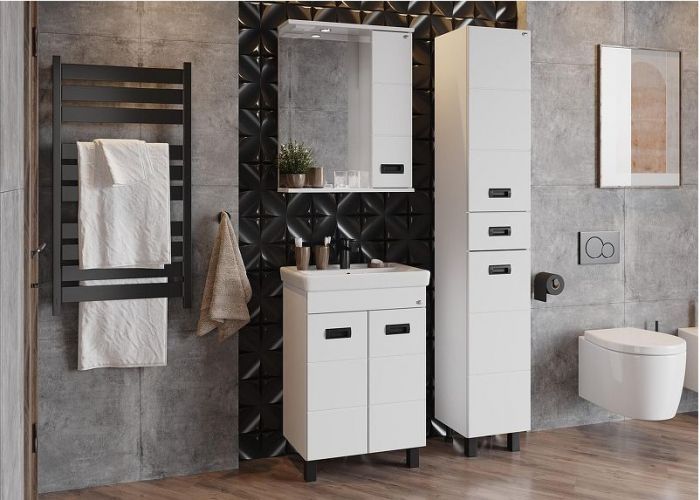 Шкаф пенал Onika Балтика 32 403220 цвет Белый