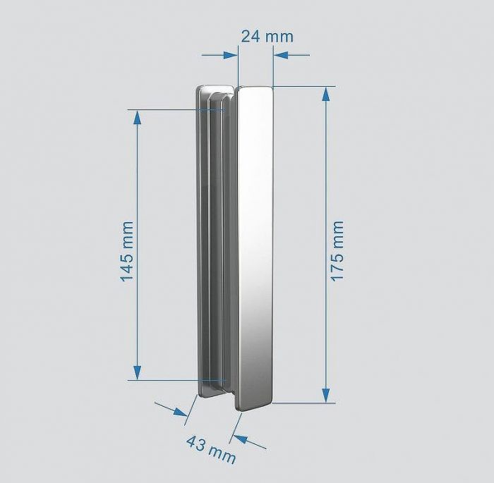 Душевой уголок Abber Sonnenstrand 110x80 AG07110-S80 профиль Хром стекло прозрачное