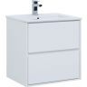 Тумба под раковину Aquanet Милан 65 339965 подвесная цвет Белый глянец