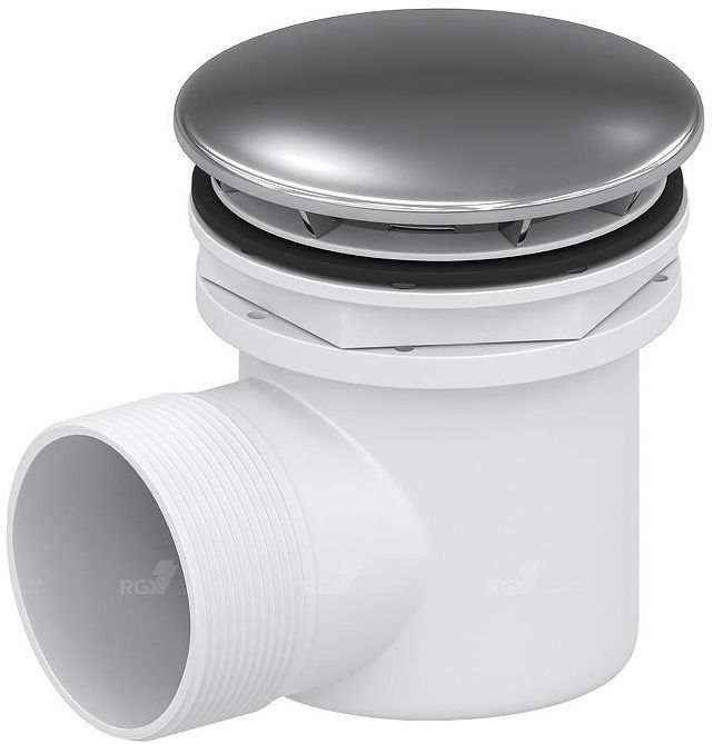 Сифон для душевого поддона RGW Velplex QYD-02 18241102-01 Хром