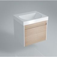 Тумба под раковину Kerama Marazzi Buongiorno 60, корпус белый, фасад дуб санома (BG.60.1+1\OAK) Тумба под раковину Kerama Marazzi Buongiorno 60, корпус белый, фасад дуб санома (BG.60.1+1\OAK)