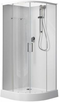 Душевая кабина Aquanet Passion EVO R White 100х100 281965 без гидромассажа