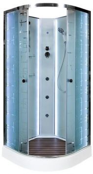 Душевая кабина Avacan 100 EM1510NLED+GM с гидромассажем