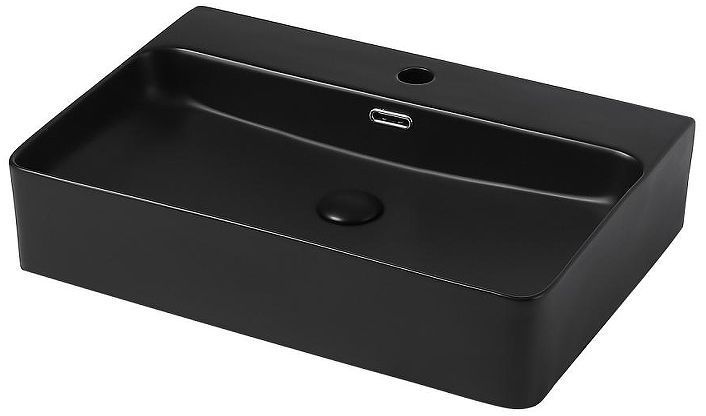 Раковина Abber Rechteck 61 AC2201MB Черная матовая