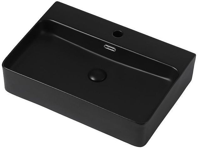 Раковина Abber Rechteck 61 AC2201MB Черная матовая