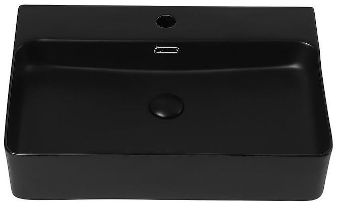 Раковина Abber Rechteck 61 AC2201MB Черная матовая