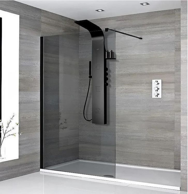 Душевая панель Ceruttispa Bella B CT9254 с гидромассажем Черная Душевая панель Ceruttispa Bella B CT9254 с гидромассажем Черная