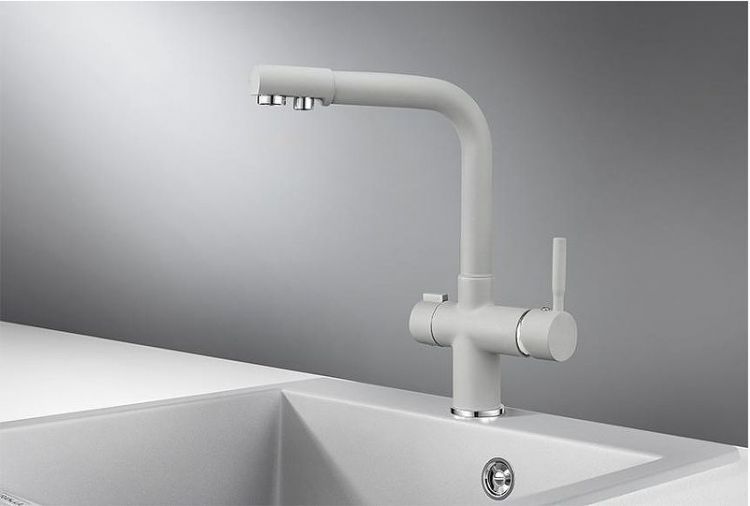 Смеситель для кухни Granula 2088 цвет Сланец