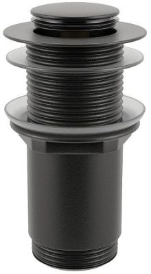 Донный клапан Wellsee Drainage System 182135000 click-clack цвет Черный матовый