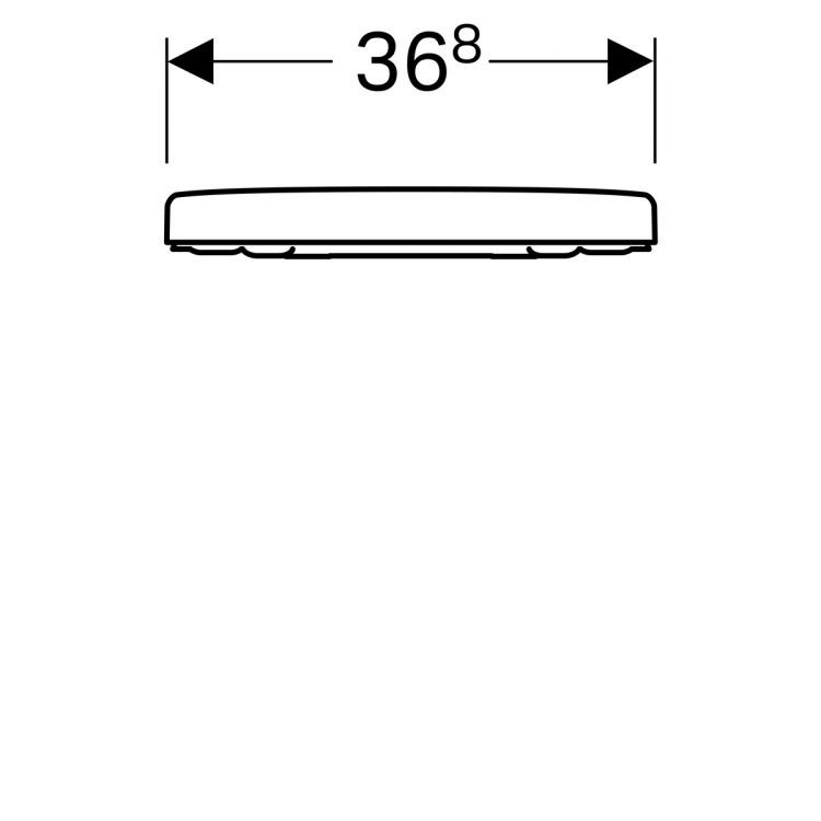 Сиденье с крышкой Geberit Renova Nr.1 Comprimo, 573085000 Сиденье с крышкой Geberit Renova Nr.1 Comprimo, 573085000