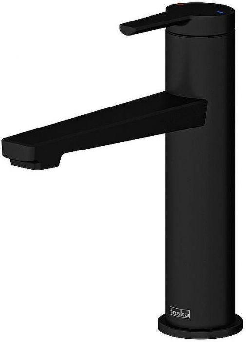 Смеситель для раковины Teska Liva Leo S E5414 Черный матовый