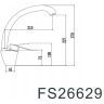 Смеситель для кухни Fmark FS26629 цвет Сатин Смеситель для кухни Fmark FS26629 цвет Сатин