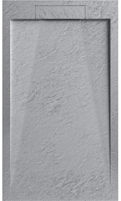 Душевой поддон из искусственного камня Esbano Luxe ESP-LX128G 120x80 ESPLX 128G Серый матовый