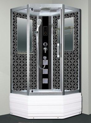 Душевая кабина Niagara Lux 7798B серебристый матовый, черный