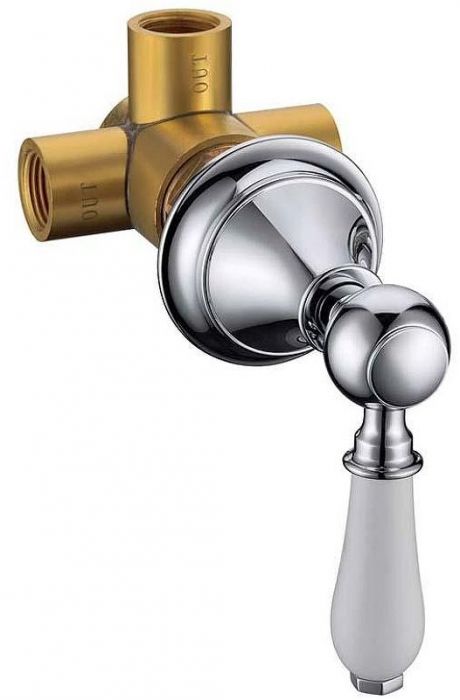 Переключатель потоков Boheme Brillante 624 для душа Хром