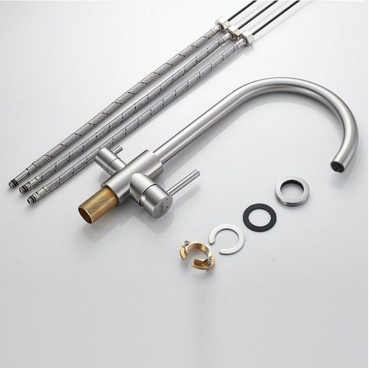 Смеситель для кухни Raffine F108L цвет Сатин Смеситель для кухни Raffine F108L цвет Сатин