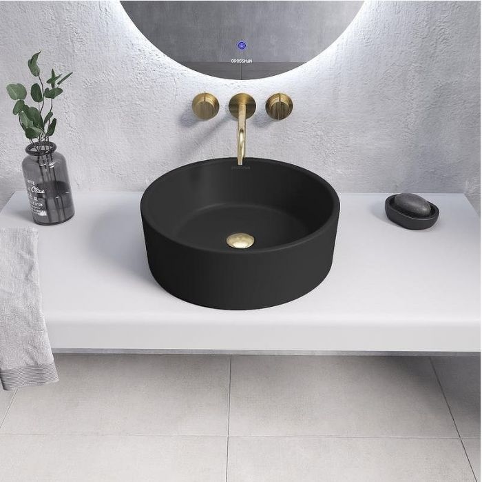 Раковина-чаша Grossman Color 41 GR-3013BM цвет Черный матовый