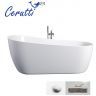 Акриловая ванна Ceruttispa Viva 170x75 CT9127 без гидромассажа Акриловая ванна Ceruttispa Viva 170x75 CT9127 без гидромассажа