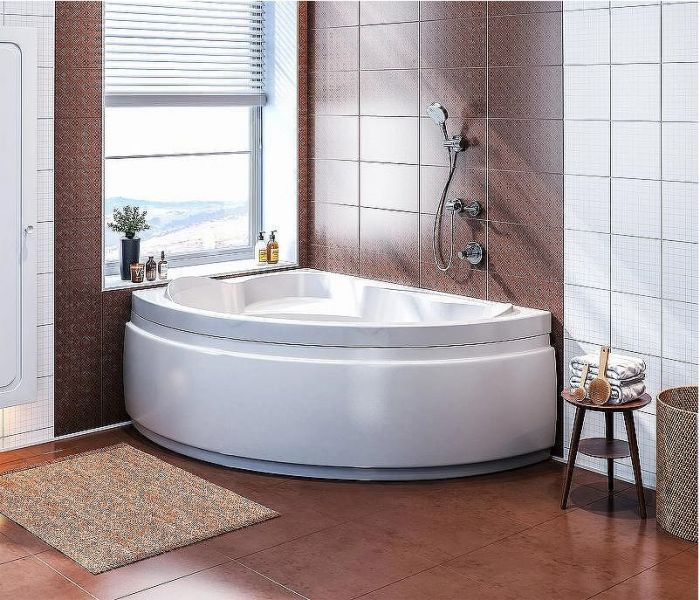 Акриловая ванна Bas Лагуна 170x110 L В 00019 без гидромассажа