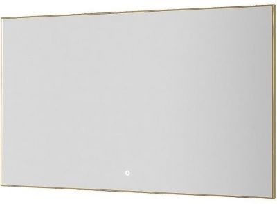 Зеркало Boheme Modern 120x70 543-120-G с подсветкой Золото с сенсорным выключателем и подогревом