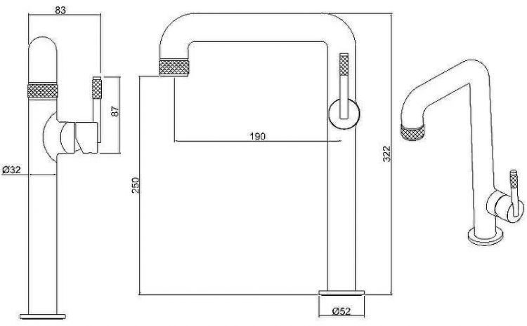 Смеситель для раковины Allen Brau Reality 5.32002-00 Хром Смеситель для раковины Allen Brau Reality 5.32002-00 Хром