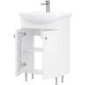 Тумба под раковину Volna Milena 55.2D tnMILENA55.2D-01 Белая