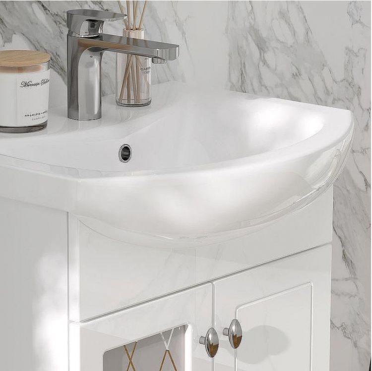 Тумба под раковину Volna Milena 55.2D tnMILENA55.2D-01 Белая