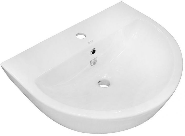 Раковина Creo Ceramique Rennes 60 RE3000+RE3010 цвет Белый глянцевый